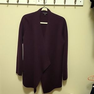 Eileen Fisher medium purple unstructured sweater